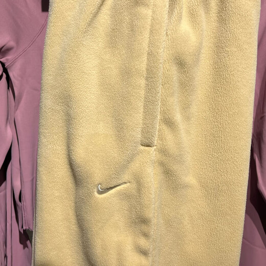 Nike (Nike) pants women's pants 2025 spring new fashion trend comfortable loose breathable casual running training trousers HQ4877-783 Team Gold Fleece S