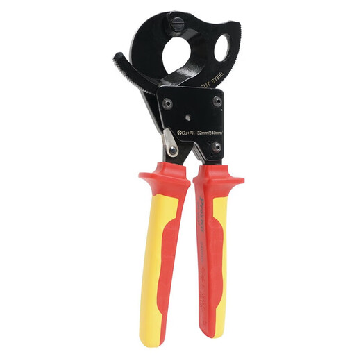 Baogong (Pro sKit) SR-V537 high voltage insulation VDE 1000V ratchet cable cutter 240mm2 cross-sectional area SR-V537