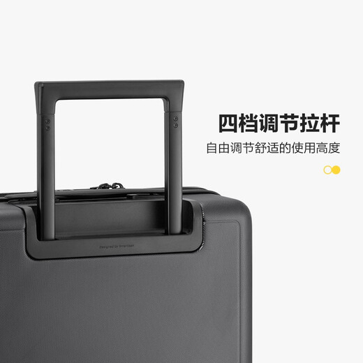 Horizon 8 (LEVEL8) suitcase male and female password student boarding case 20-inch traveler series classic PC universal wheel trolley case gray