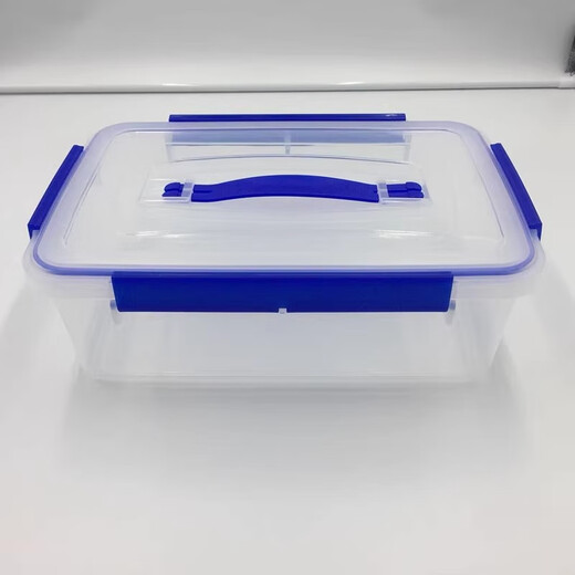 Hand aus Kunststoff rechteckig Frischwahrnehmungsbox verdickte vierseitige Schnalle Kühlschrank-Aufbewahrungsbox mit großer Kapazität Kunststoffbox LB 6227 (33*22,5*11 5,5 Liter/