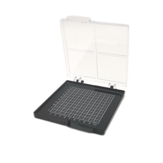 
TLXT self-adsorbent silicon chip storage box experimental sample chip box glue box component storage and transportation box 12127 (no grid) adsorption box 127*127*27mm