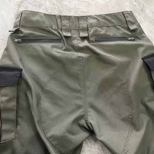 Jihua 3505 new style assault overalls, outdoor training pants, men's and women's tactical pants, functional overalls, military green long pants, leggings, military green XL 145-170