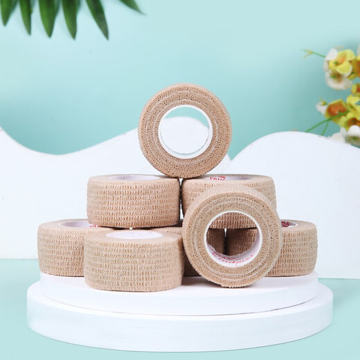 Kindmax elastic bandage, sports self-adhesive bandage, sports strap, basketball wrist guard, ankle guard, finger guard bandage, blue 6 rolls 7.5CM*4.5M JD Logistics