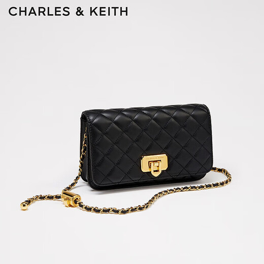 CHARLES&KEITH classic rhombus chain small square bag shoulder crossbody bag women's bag birthday gift for girlfriend CK2-70160131