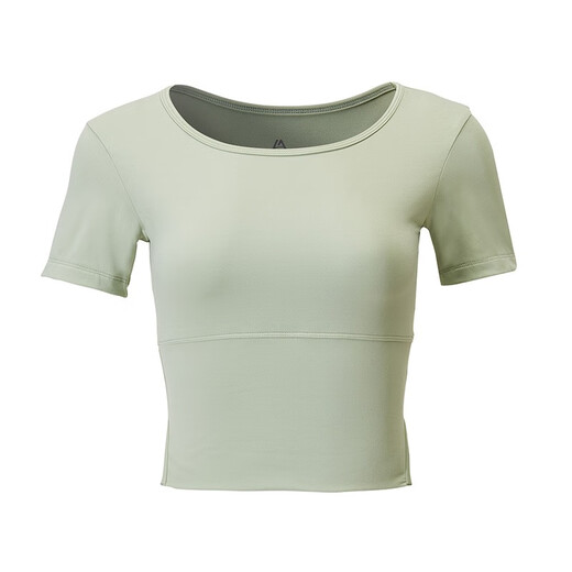 La Nikar short-sleeved tops T-shirt women's yoga sports fitness clothes quick-drying Pilates running training clothes summer-S1164 clear water green XS