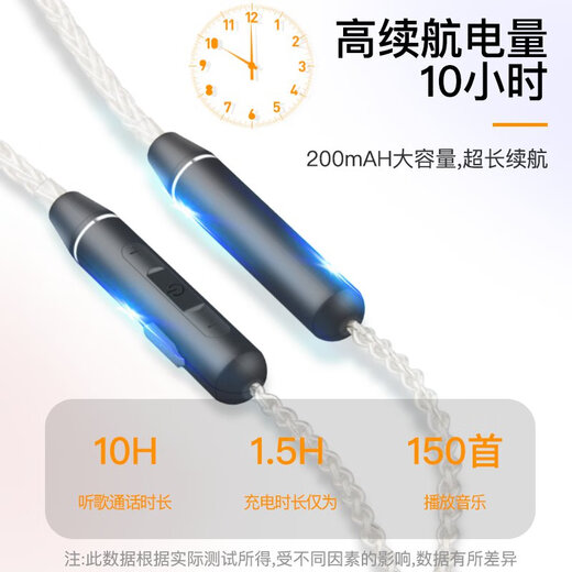 Acrolink подходит для наушников Bluetooth 5.0 Line Line SE846 Sennheiser беспроводные наушники с микрово-проводным управлением, железной треугольник длинный контроль линии, железный треугольник E40/E70/LS200IS/LS70IS