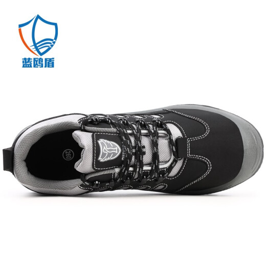 Blue Gull Shield labor protection shoes for men, breathable and lightweight, LA certified, anti-smash and anti-stab steel toe caps, comfortable, wear-resistant, safe work function shoes [no glue opening, no bottoming] [comfortable and resistant] 41