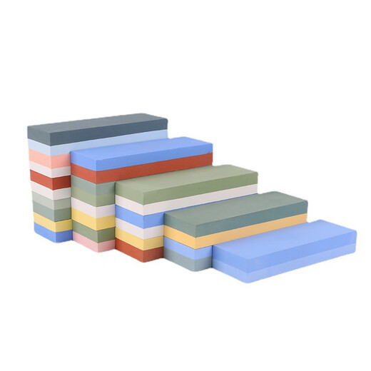 Double-sided whetstone for household kitchen knives, kitchen chef's special whetstone sharpener tool, grinding stone, thick and fine oilstone, 5000/10000 mesh + silicone pad