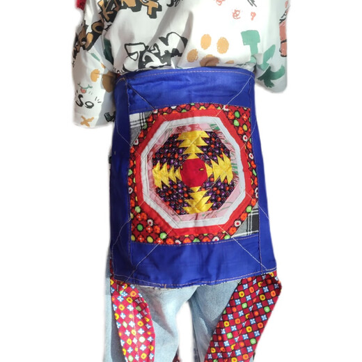 Andere Babyschädel traditionelle Vier-Streifen-Back-Taschen altmodische Xiamen Zhangquan Fujian South Skull Traditioneller Babyschädel Stoff Rückenstil Dicked handgefertigt