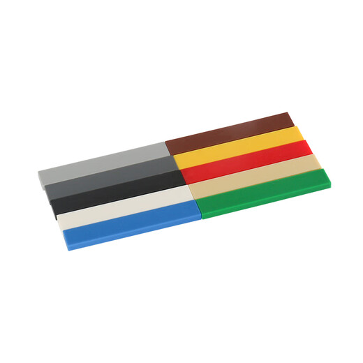 Zoco небольшая частица LEGO Строительное блоки. Запасные части 6636 Основные аксессуары для добавки сумки глянцевая плоская тарелка 1x6 Дополнение Игрушка белая 1x6 плоские 100 грамм около 120 кусочков