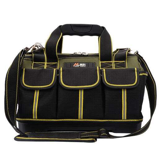 MYTEC tool bag storage bag electrician shoulder bag waist bag convenient canvas large capacity Oxford woodworking multi-functional portable repair 13-inch classic cloth-based tool bag