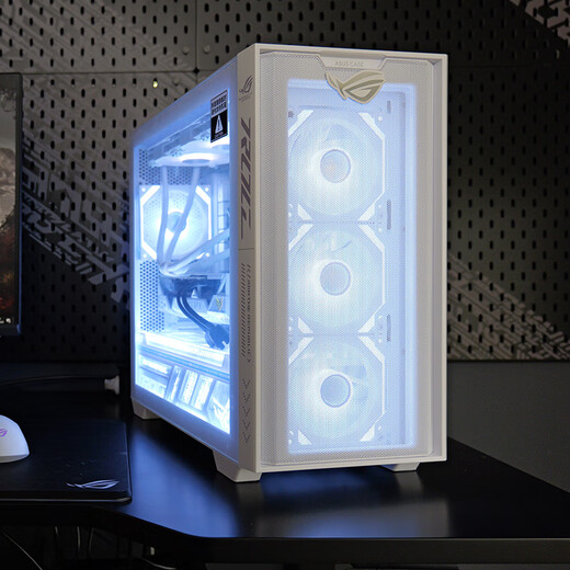 ASUS ROG family bucket Fubuki A21 shadow chasing host i5 13490F RTX5060/5070/5060TI desktop computer host ASUS fully assembled computer configuration three i5-12490F/RTX5060 graphics card