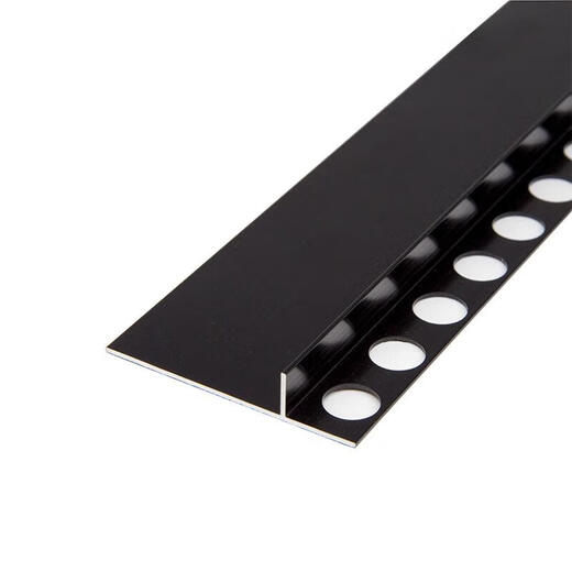 FACEMINI FN-684 5厘墙板踢脚线免开槽内嵌铝合金地脚线 4mm隐形踢脚线7551 哑黑色2.5米