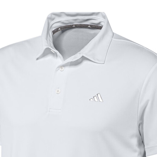 
adidas short-sleeved T-shirt men's new business lapel POLO shirt short-sleeved summer quick-drying casual sports short-sleeved white IN6625 M recommended 60-70kg