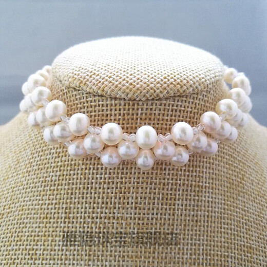 Yayin Thyroid Scar Covering Freshwater Pearl Necklace Scar Covering Jewelry High-Quality Short Clavicle Chain for Women Replaced with 925 Silver Adjustable Buckle