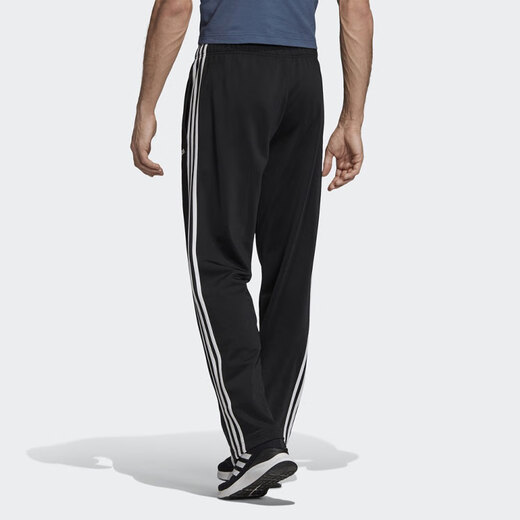 Adidas retro sports straight casual style long knitted sweatpants men's black black L