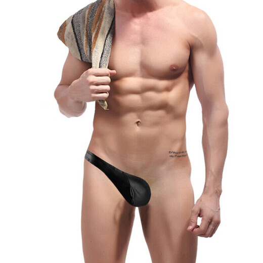 Sexy underwear, men's thong, hoop, men's underwear, sexy fully transparent T-pants, passion free, style 1, red, one-size-fits-all boys' sexy pajamas, adult sex toys