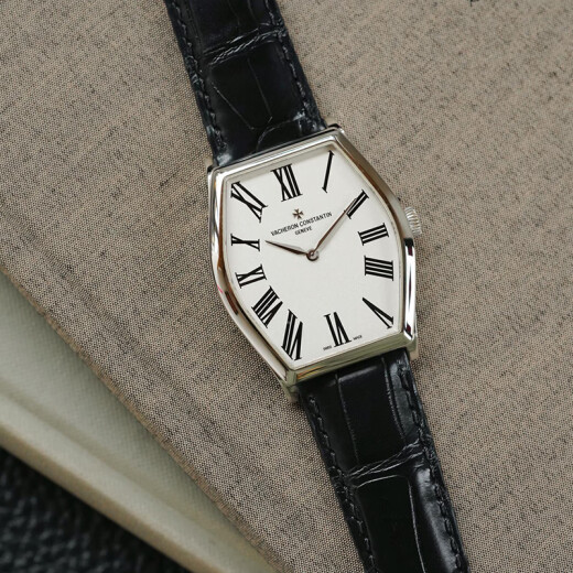 [SEGUNDA 95 NUEVO] Vacheron Constantin Malta 82131/000p-9764 950 Manual de platino Machinery Luxury Men's Watch Black