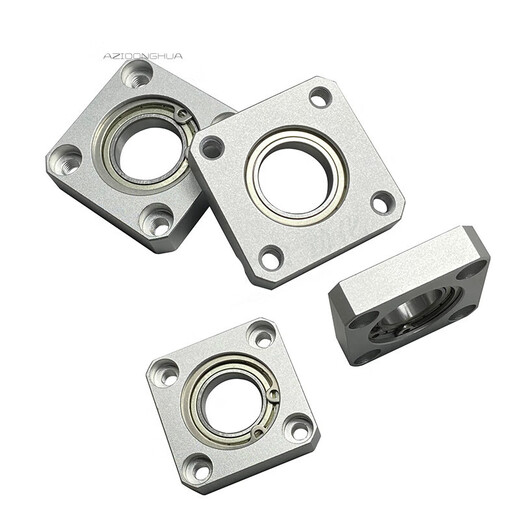 SBASA-Lagersitzbaugruppe mit Schnallenring, Einzellager, Stützsitz aus Aluminiumlegierung, quadratischer Flansch, Buchsentyp, fester Sitz, quadratisch/Innendurchmesser 15-6202ZZ-17