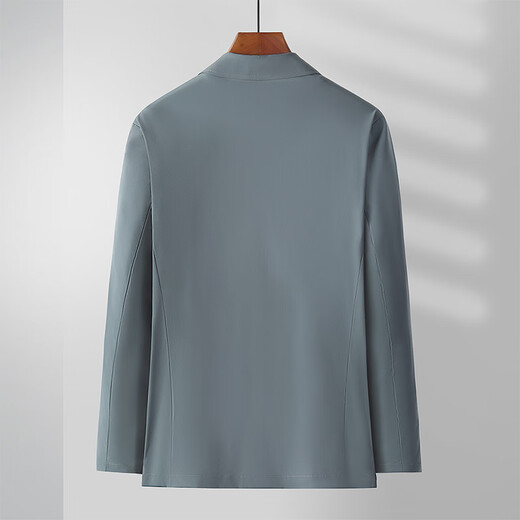 Vatica (VEDEOL) quick-drying thin ice silk sunscreen skin suit men's suit men's suit jacket men's spring and summer breathable casual tops blue-gray XXL-weight 160-175 suitable