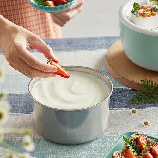 小熊（Bear）酸奶机 家用全自动米酒机不锈钢内胆酸奶发酵纳豆机 陶瓷4分杯内胆 微电脑定时控温 微电脑【1+4分杯】SNJ-B10U3