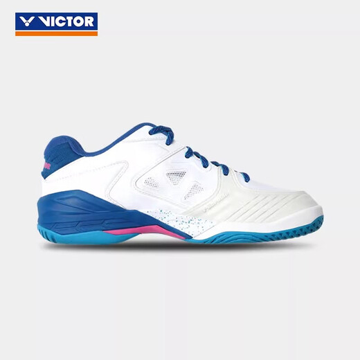 Victor Victor Badminton Schuhe, gleicher Stil wie Hai Ziying, P9200AB Stable v2.5 Standard Last, unerwünscht, Federschuhe SH-P9200Ab Hellweiß Standard Blau 42 (270 mm)