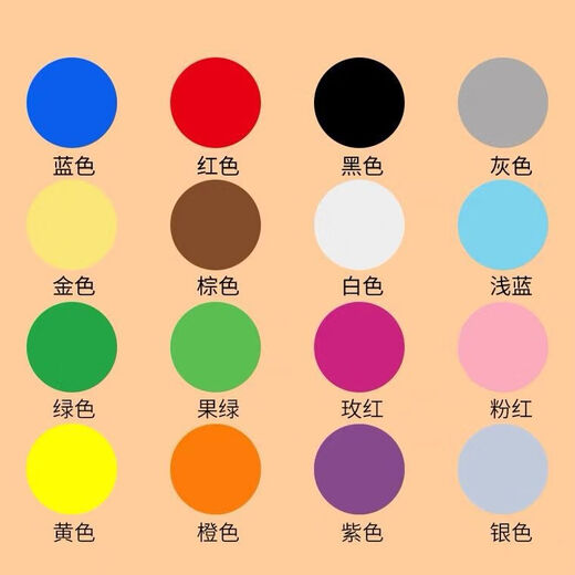 圆点不干胶贴纸彩色圆形贴纸激光打印空白姓名标签数字贴记号销控贴 绿色（15张） 直径19mm【1050贴】