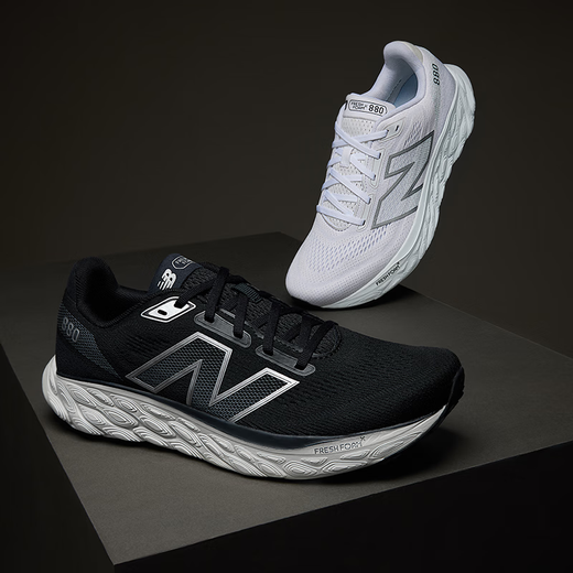 NEW BALANCE 运动鞋男鞋夏季透气缓震百搭舒适880V14跑步鞋 M880B14 42.5