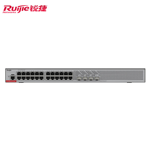 Ruijie Gigabit core aggregation switch Gigabit network port optical port uplink WEB management standard rack-mounted RG-S5000-24GT4SFP Gigabit optical port