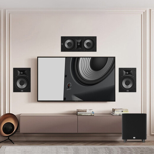 JBL STUDIO6嵌入式吸顶音响 家庭影院 HiFi音效影院 发烧音响 吸顶喇叭 客厅影院音箱 Studio688LCR单只
