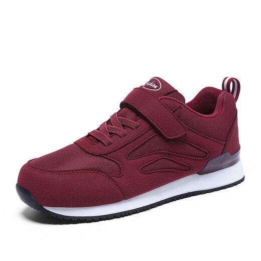 Jingtian sends shoes for the elderly, women's mothers' shoes, casual breathable mesh sports shoes, middle-aged and elderly walking shoes, non-slip soft sole granny shoes, old Beijing cloth shoes, large size square dance shoes 2210 black rose women's model 35