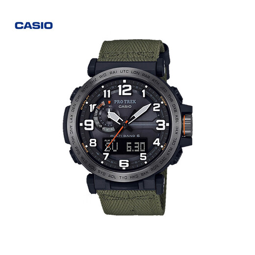 Casio (CASIO) PRW-6600YB-3/6621/6900Y-1/6611/61Y-1B photoelectric electric wave mountaineering watch PRW-6600YB-3PR military green cloth belt