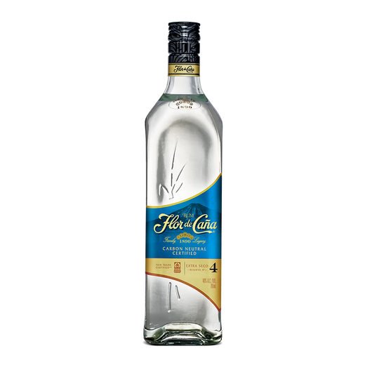 FLO DE CANA 甘蔗之花4年朗姆酒 进口洋酒 700ML调酒基酒朗姆酒酒吧用原装进口 700mL 1瓶 (甘蔗之花4年)