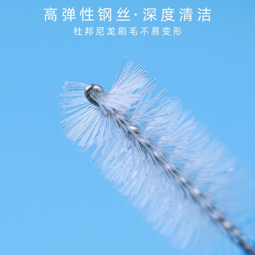 Xiaolu Mama L-shaped interdental brushing gap brush 0.7mm 20 orthodontic correction teeth ultrafine interdental brush brush fine brush head
