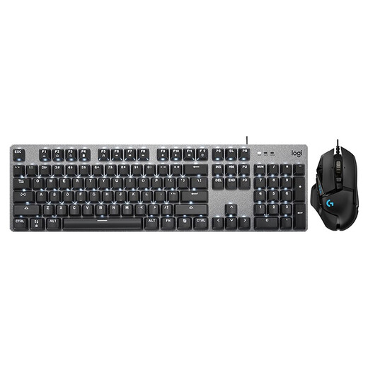 罗技（Logitech）K845有线电竞游戏键盘鼠标套装G502hero主宰者 背光全尺寸机械键盘 宏编程鼠标套装LOL吃鸡 K845茶轴+G502 HERO