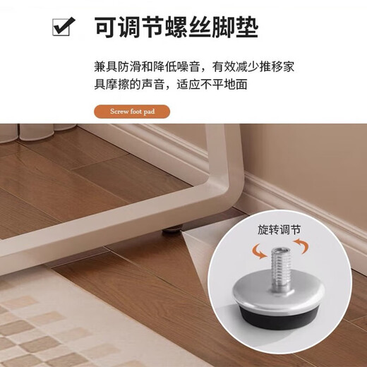 Shukeyijia computer desk desktop desk home bedroom study table student study table small apartment workbench corner desk cream white + white shelf 100*60