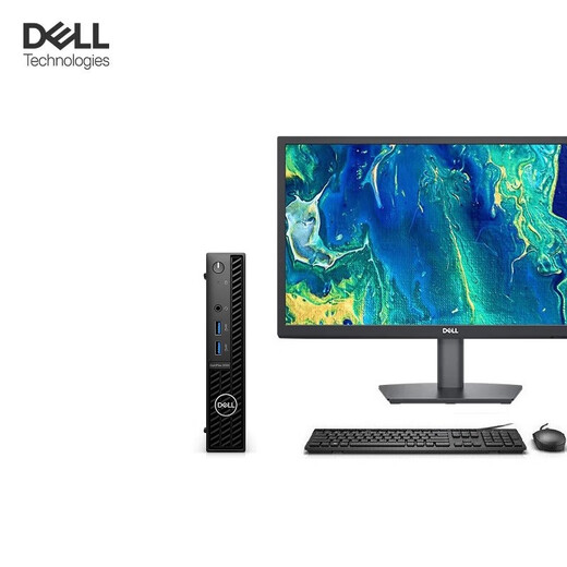 Dell Optiplex 7010MFF/7020MFF Mini Mini Mini Host ITX Oficina comercial Desktop Host (con teclado y mouse) i3-12100T 8G 512G Estándar de estado sólido Estándar