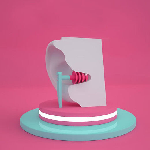 BALNEAIRE high-end holiday nose clip earplug set 3D skeleton anti-slip nose clip silicone for children