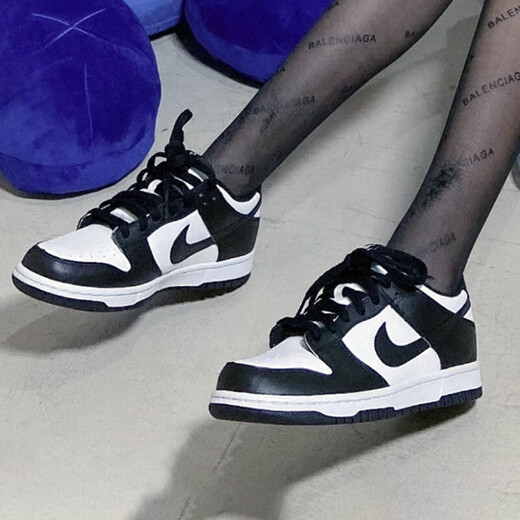 耐克（NIKE）官网官方男鞋女鞋 情侣运动鞋经典黑白熊猫DUNK防滑耐磨休闲板鞋 DD1391-100男/CW1590-100女 35.5