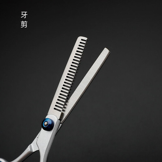 Hanyao Yixiao pet scissors, grooming tools, professional hair trimming and shearing for dogs, Teddy hair shearing tool, cat and dog supplies scissors, full set of four + comb + bag