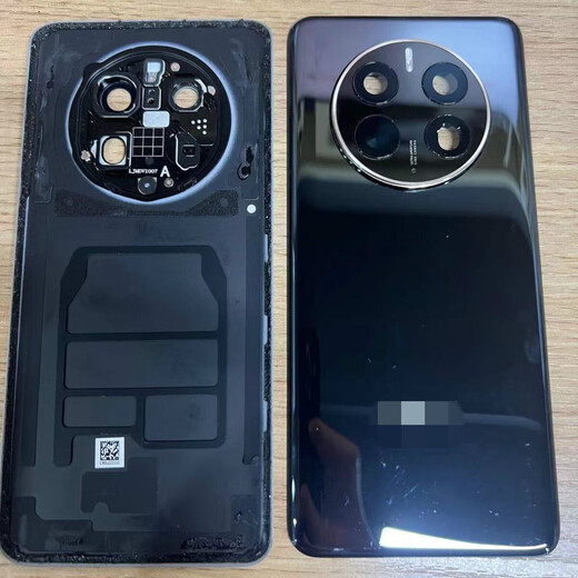 Suitable for Huawei mate50pro original disassembly back cover assembly mobile phone original rear glass shell battery cover Mate50pro-Yaojin black