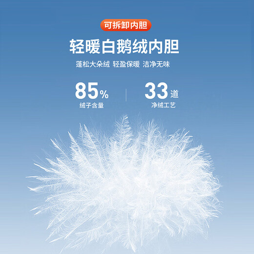 Antonio removable lining & white goose down filling, two-wear winter men's long woolen coat, windbreaker jacket for men