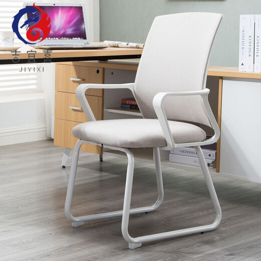 Computer chair Gaming chair Computer chair Home study comfortable sedentary chair Middle school student chair Simple and strong Writing chair Black frame blue mesh Steel Black armrests Black