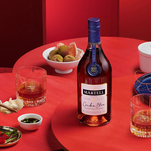Martell Blue Belt Xo Grade Cognac Wine importé en France Meilleurs cadeaux Bleu Blee 1500ml 1 bouteille