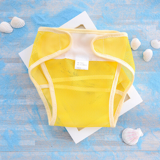 October Mom Diaper Pocket Summer Newborn Baby Diaper Summer Thin Breathable Net Pocket 0 Baby Diaper Pants Washable 1 Summer Net 1 Pack Blue L Code (18-26Jin [Jin equals 0.5 kg])