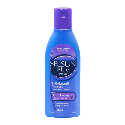 SELSUN Purple Bottle 1% Selenium Disulfide Shampoo 200ml*3 Anti-dandruff Oil Control Anti-Itching Deep Cleansing Shampoo Cream for Men and Women