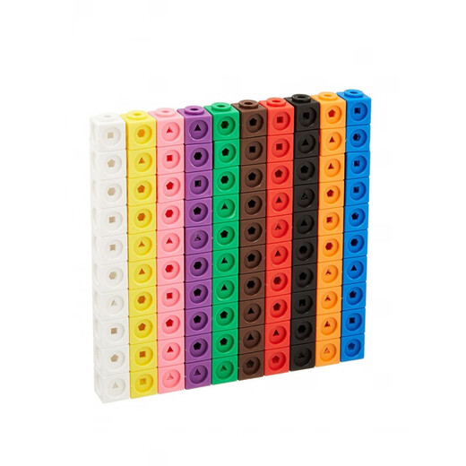 MathLun American LR Learning Resources Mathlink cube digital building block numberblocks children's toys 3 years old + hand2mind digital building block 1-10 set