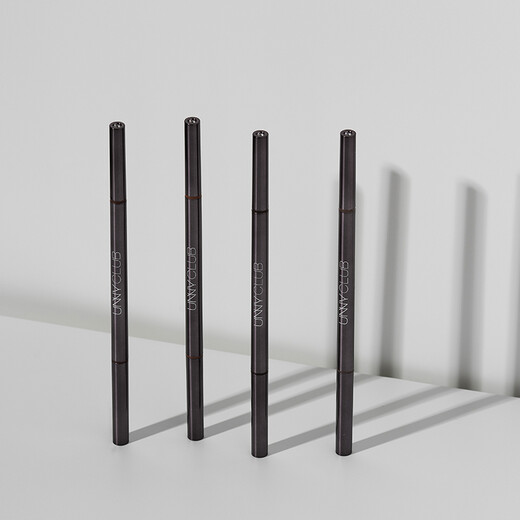 Youyi (unny club) fine triangle eyebrow pencil 0.1g latte brown 01 double-ended eyebrow pencil smooth and long-lasting for men and women wild eyebrows