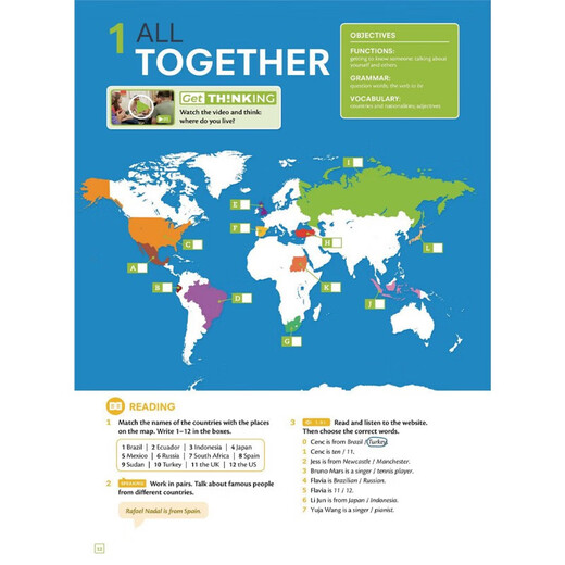 Cambridge Middle School English Course Think Textbook Second Edition Starter Level CEFR A1 Student Book + Exercise Book + Online Account Free Audio Cambridge KET Entry Examination English Textbook Original English Import