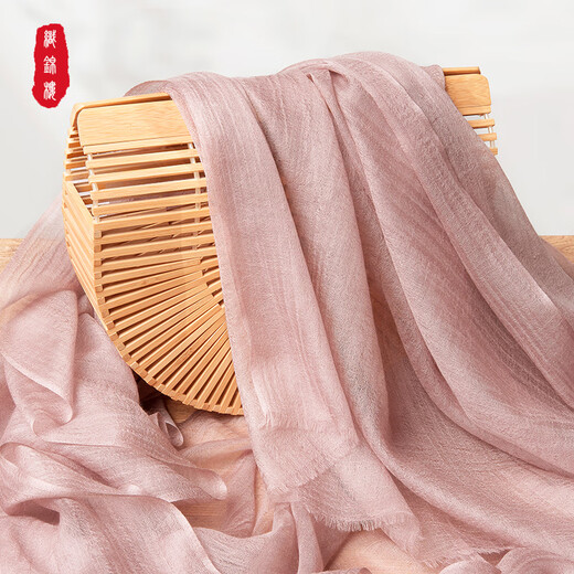 
Brocade floor thin cashmere scarf for women skin-friendly and comfortable fashion gift shawl solid color simple and versatile scarf gift box